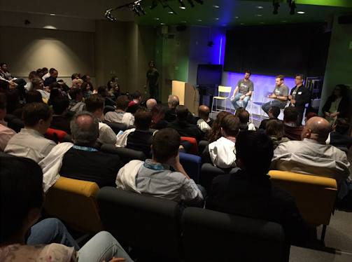 Brian Chappell inside a Google feedback session in Palo Alto